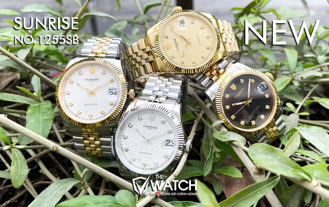 NO.1255SB - SỰ KẾ THỪA THIẾT KẾ TỪ THƯƠNG HIỆU ROLEX TRONG ĐỒNG HỒ SUNRISE